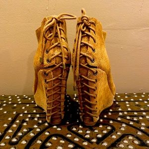 Gianni Bini Lace Up Wedges